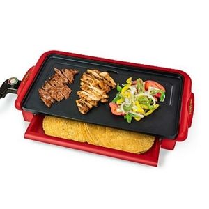Taco Tuesday Nonstick Fiesta Griddle with Warmer